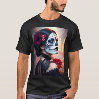 Camiseta Cinco de Mayo: Día de la Bella Muerta con ARTE Ros