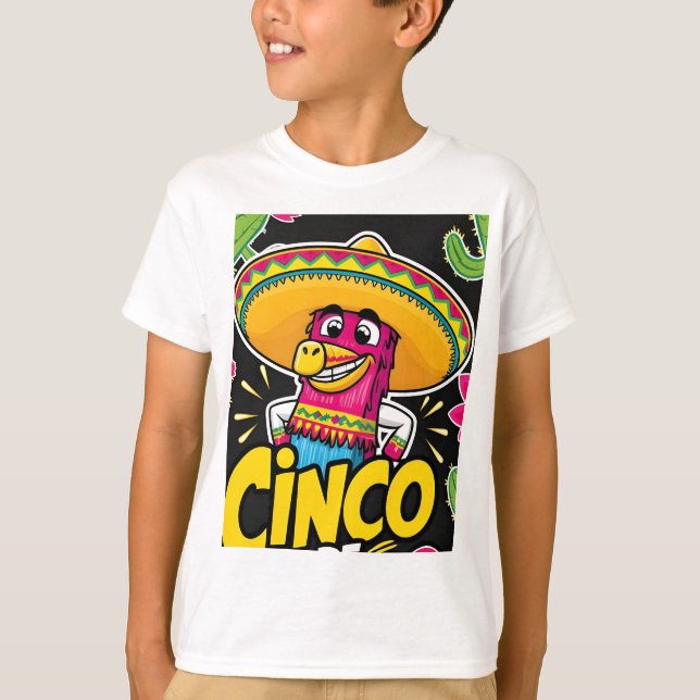 Camiseta Cinco De Mayo Divertidas Ideas Que Golpearía Esa P (Anverso)