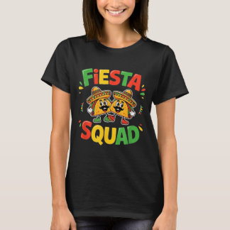 Camiseta Cinco de mayo divertido fiesta squad fiesta para h