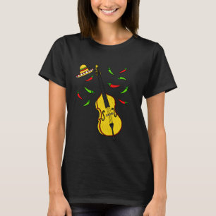 Camiseta Cinco De Mayo Doble Bass, la música barata mexican