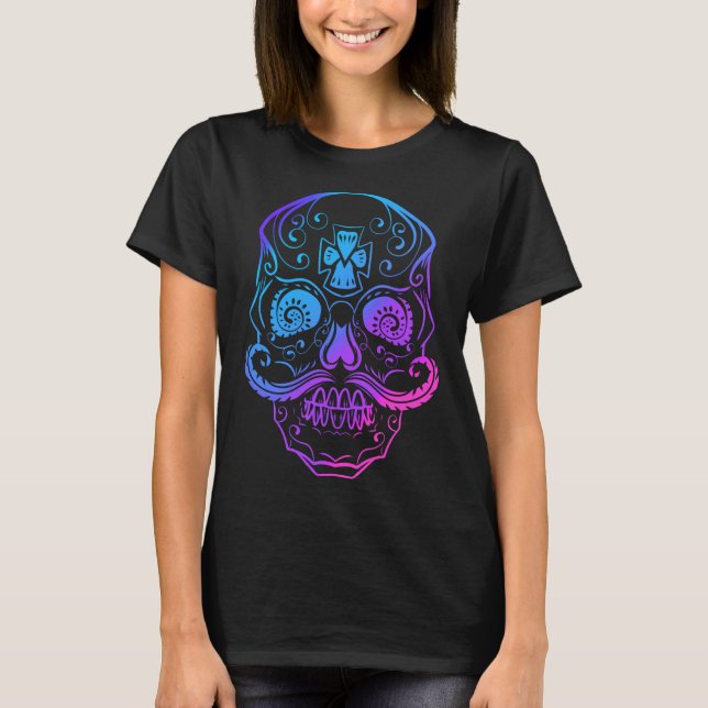 Camiseta Cinco De Mayo Estilizado Día De La Calavera Del Az (Anverso)