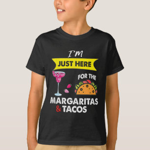 Camiseta Cinco De Mayo Estoy Aquí Sólo Por Las Margaritas Y