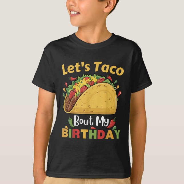 Camiseta Cinco De Mayo Fiesta_ ¡Dejemos Taco Por Mi Cumplea (Anverso)