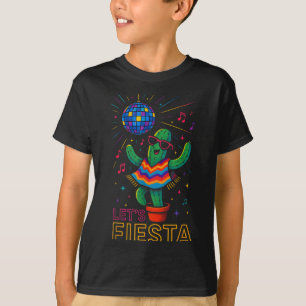 Camiseta Cinco de mayo fiesta divertida de cactus mexicano 