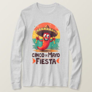 Camiseta Cinco de Mayo Fiesta - Fiesta mexicano picante y d