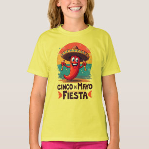 Camiseta Cinco de Mayo Fiesta - Fiesta mexicano picante y d