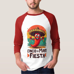Camiseta Cinco de Mayo Fiesta - Fiesta mexicano picante y d