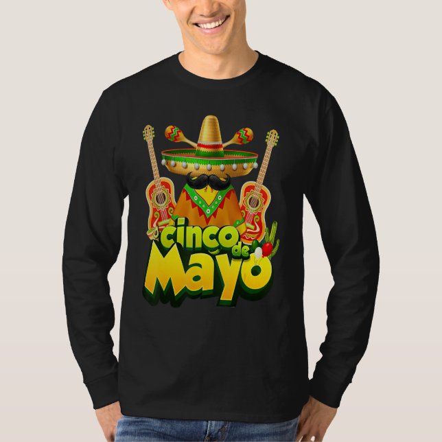 Camiseta Cinco De Mayo Fiesta Mexican Mexico 5 de Mayo (Anverso)