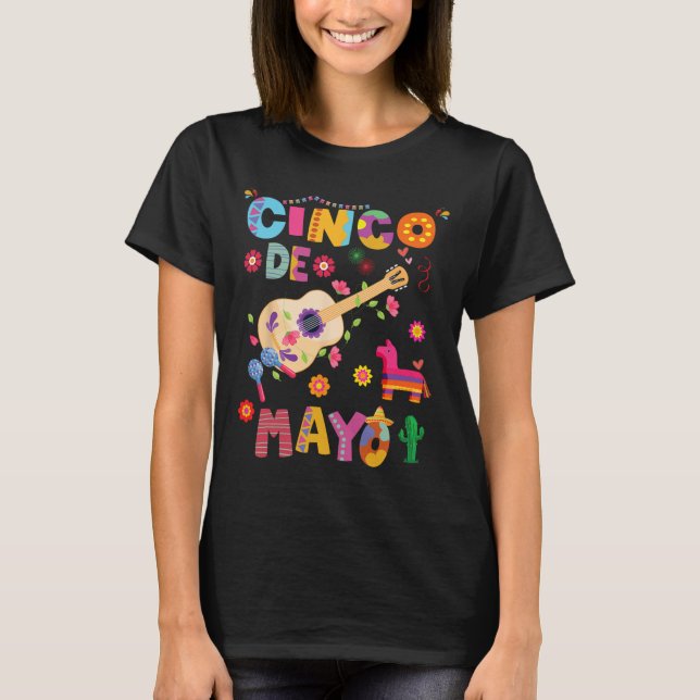 Camiseta Cinco De Mayo Fiesta Mexicana 5 De Mayo 2 (Anverso)