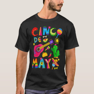 Camiseta Cinco De Mayo Fiesta Mexicana 5 Hombres De Mayo
