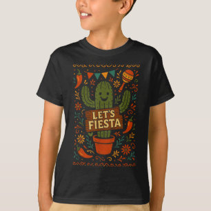 Camiseta Cinco de mayo fiesta mexicana de cactus divertida 