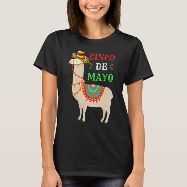 Camiseta Cinco de mayo: Fiesta mexicana llama vestimenta me (Anverso)