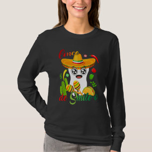 Camiseta Cinco De Mayo Fiesta Mexicana Sagrada Guacamole Ti