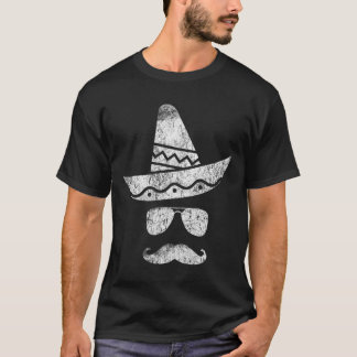 Camiseta Cinco De Mayo Fiesta Mustache Gorra mexicano Funny
