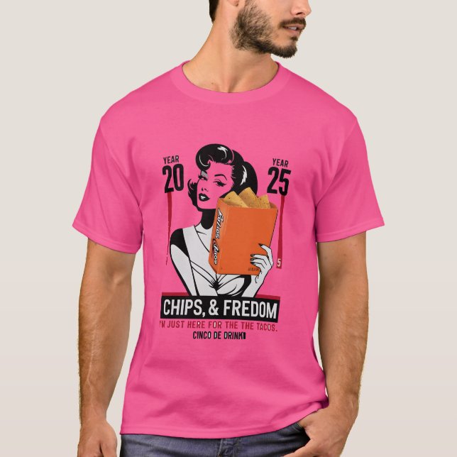 Camiseta Cinco de Mayo - Fiesta Promedio de Nacho (Anverso)