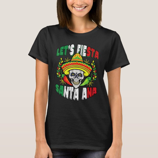 Camiseta Cinco de Mayo Fiesta Santa Ana (Anverso)