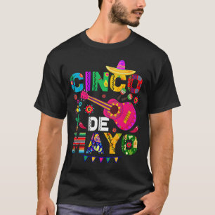 Camiseta Cinco De Mayo Fiesta Squad Familiares Hombres Muje