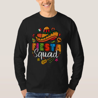 Camiseta Cinco De Mayo Fiesta Squad Mexican Party Cinco De