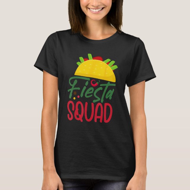 Camiseta Cinco De Mayo Fiesta Squad Mexican Party Cinco De  (Anverso)