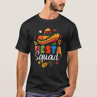 Camiseta Cinco De Mayo Fiesta Squad Mexican Party Cinco De