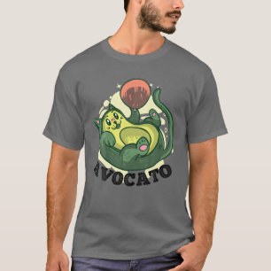 Camiseta Cinco De Mayo Funny Meow Avogato Gato Aguacate Mex