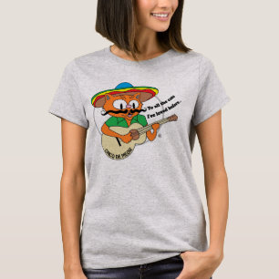 Camiseta Cinco De Mayo Gato De Dibujos Animados Divertido