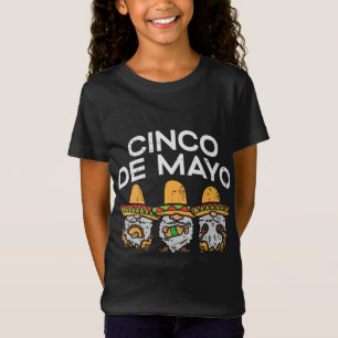 Camiseta Cinco De Mayo Gnomes Sombrero Fiesta Mexicana