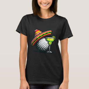 Camiseta Cinco De Mayo Golf Byll Con Sombrero Y Margarit
