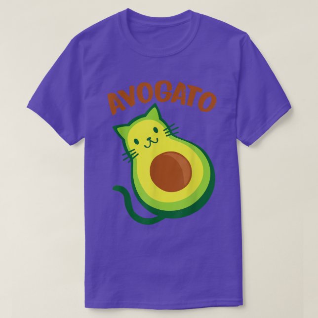 Camiseta Cinco De Mayo Gracioso Aguacate Meico Gato De Avog (Diseño del anverso)