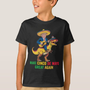 Camiseta Cinco De Mayo grandes nuevamente Trump con parte d