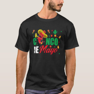 Camiseta Cinco De Mayo Hot Chili Fiesta Mexicano