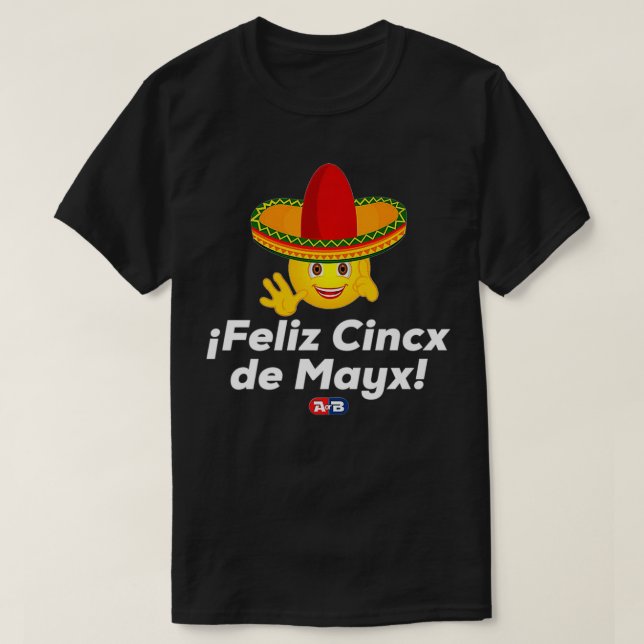 Camiseta Cinco de Mayo Latin Premium  (Diseño del anverso)