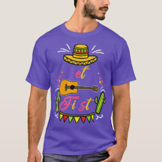 Camiseta Cinco De Mayo Lets Fiesta Cactus Sombrero Gorra Fu