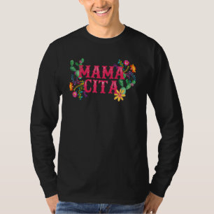 Camiseta Cinco De Mayo Mama Cita Fiesta Floral Mexicana