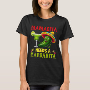 Camiseta Cinco De Mayo Mamacita Necesita Una Margarita Grac