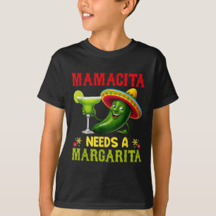 Camiseta Cinco De Mayo Mamacita Necesita Una Margarita Grac