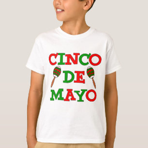 Camiseta Cinco De Mayo Maracas Coloridas