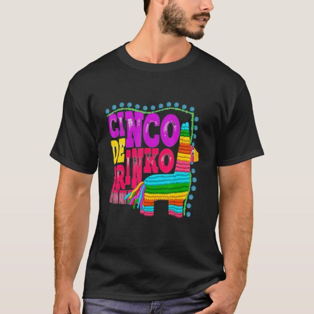 Camiseta Cinco De Mayo Matando El Tema Mexicano (Anverso)