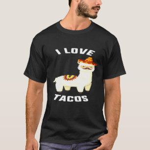 Camiseta Cinco de mayo me encanta el bigote de Tacos Llama