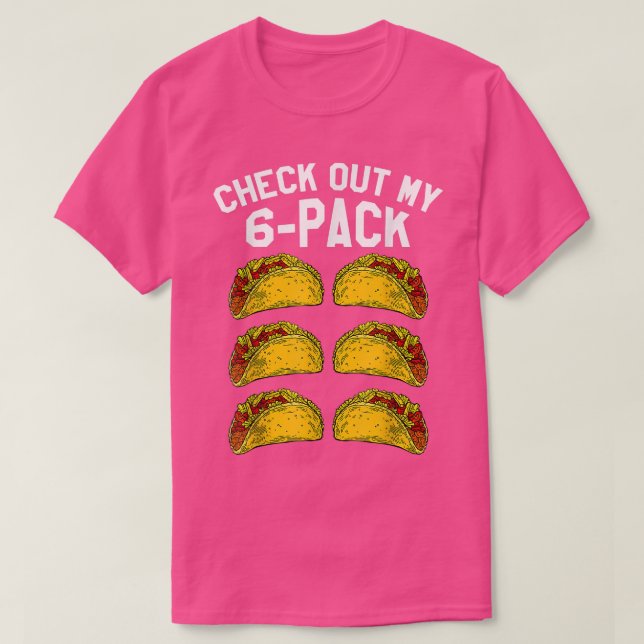 Camiseta Cinco De Mayo Meican 6 Pack Fitness Taco Funny Mei (Diseño del anverso)