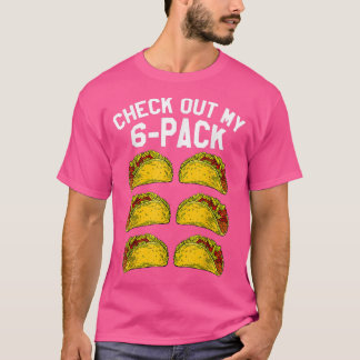 Camiseta Cinco De Mayo Meican 6 Pack Fitness Taco Funny Mei
