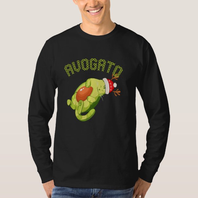Camiseta Cinco De Mayo Meow Funny Avogato Gato Lover Aguaca (Anverso)