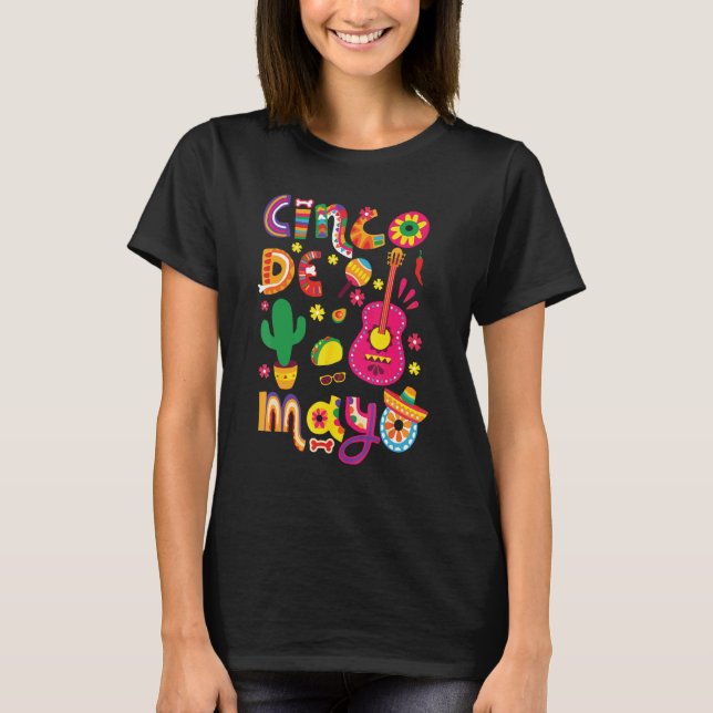 Camiseta Cinco De Mayo Mexican Fiesta 5 De Mayo 2 (Anverso)