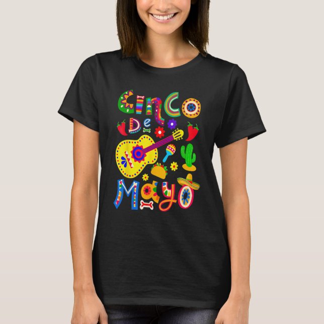 Camiseta Cinco De Mayo Mexican Fiesta 5 De Mayo Women Men G (Anverso)