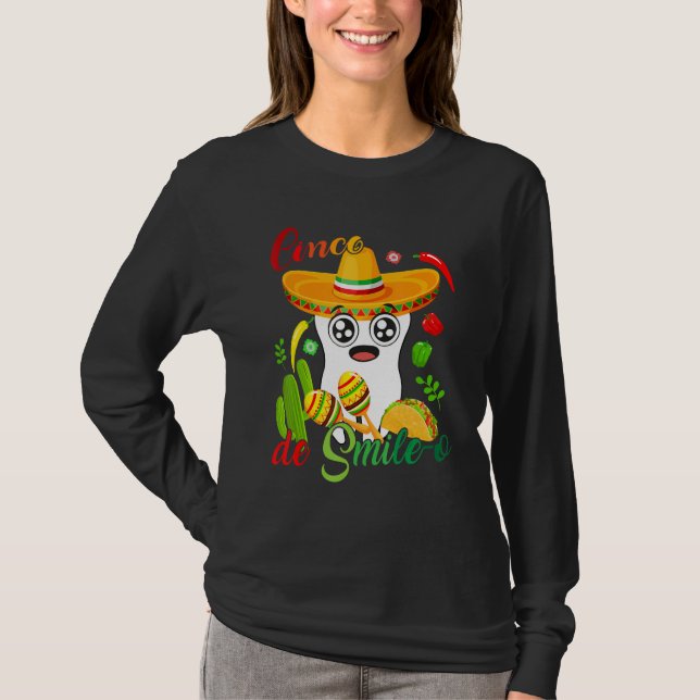 Camiseta Cinco De Mayo Mexican Holy Guacamole Fiesta Time 5 (Anverso)