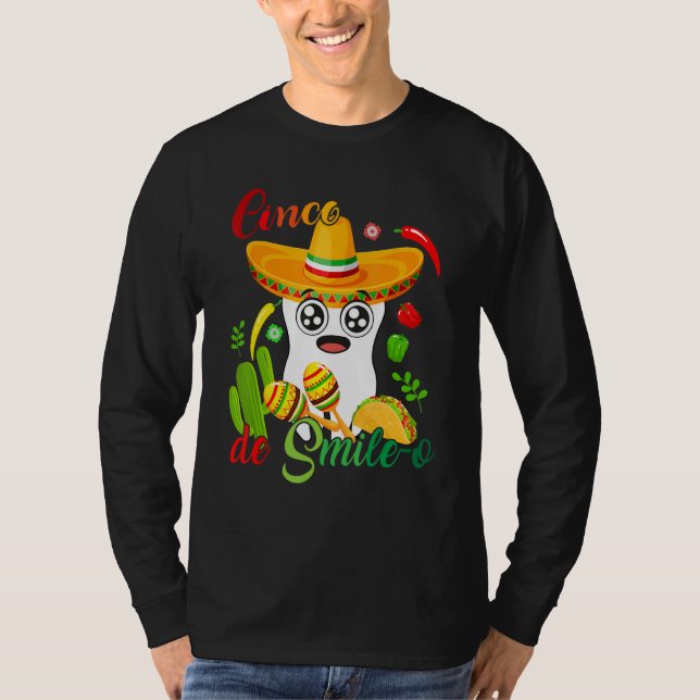 Camiseta Cinco De Mayo Mexican Holy Guacamole Fiesta Time 5 (Anverso)