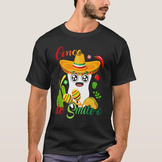 Camiseta Cinco De Mayo Mexican Holy Guacamole Fiesta Time 5 (Anverso)
