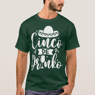Camiseta Cinco De Mayo México Cinco De Drinko