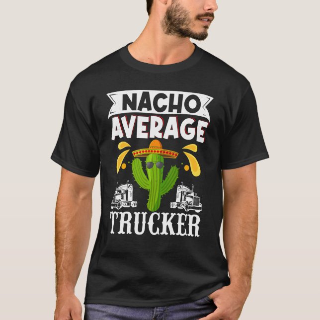 Camiseta Cinco De Mayo Nacho Conductor De Camión Medio M (Anverso)