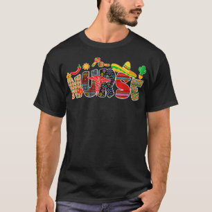 Camiseta Cinco De Mayo Nacho Enfermera Promedio Fiesta Meic